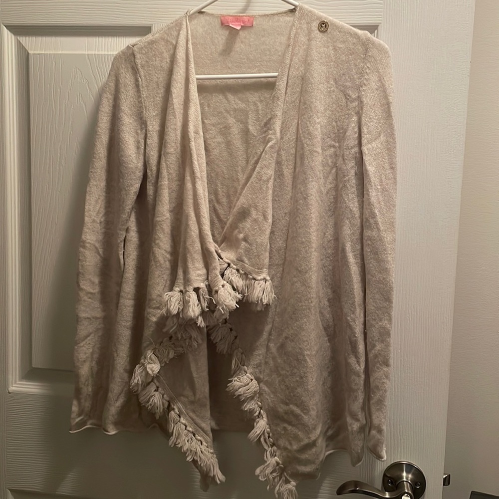 Lilly Pulitzer Tassel Cashmere Sweater
